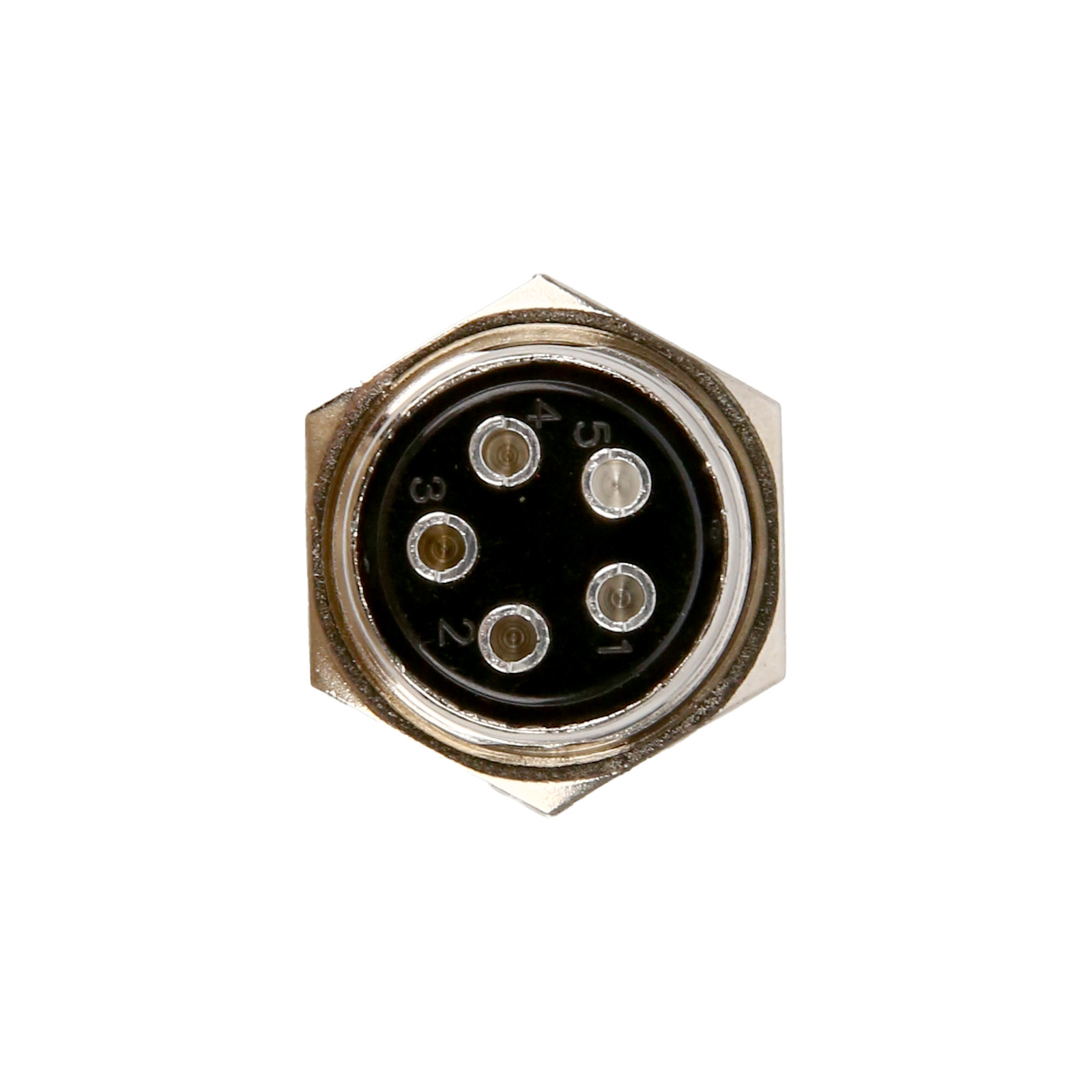 Авиационный разъём GX20 5-контактный, папа